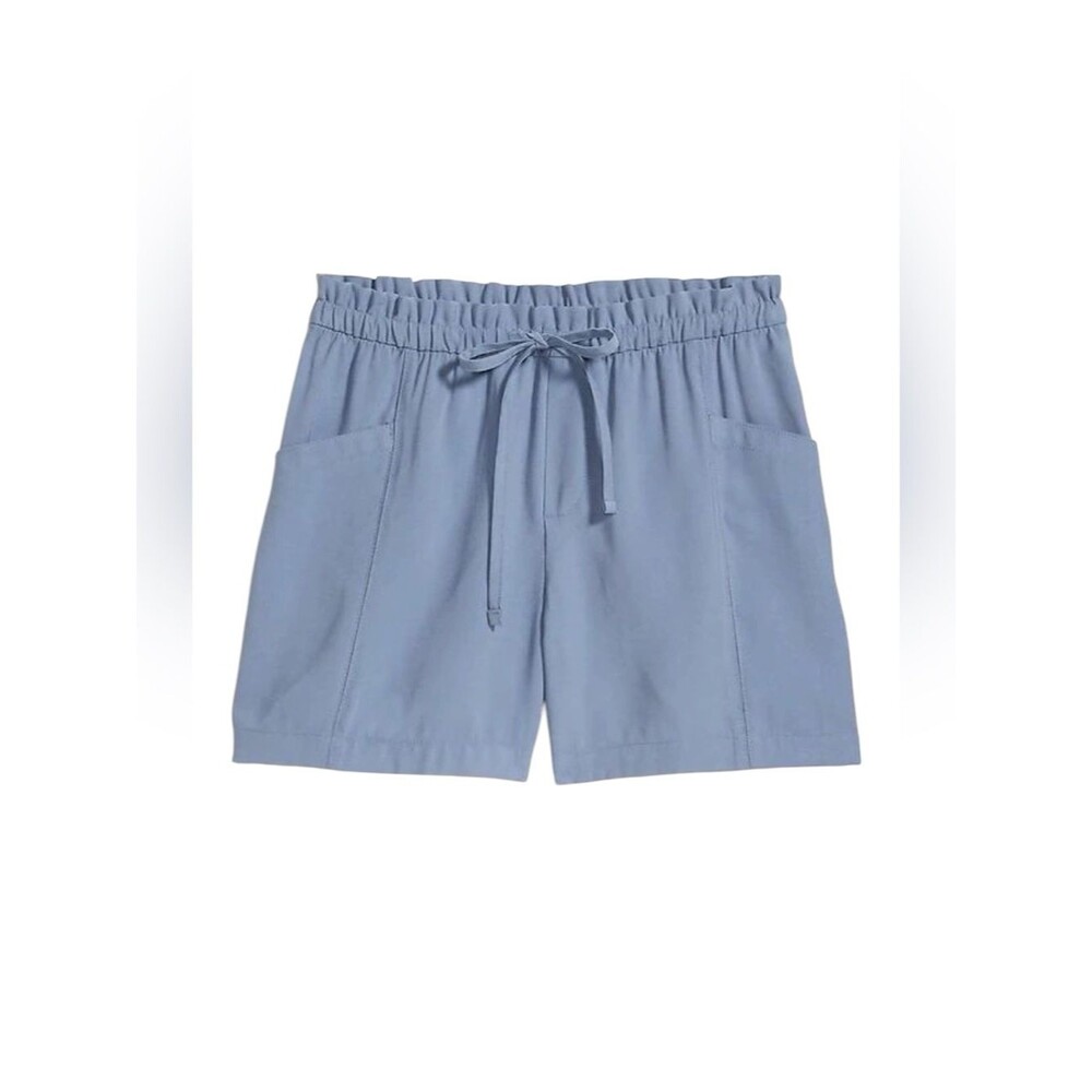 Old Navy Utility Shorts High Waisted 5” Soft Twill NEW Mount Shasta Medium